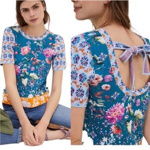 RARE Maeve Leigh Anthropologie Sweatshirt Tee